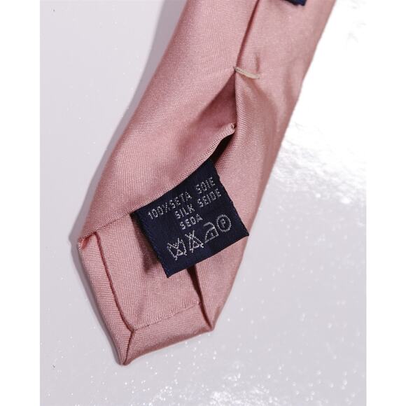 Burberrys of London Vintage Light Pink Silk Tie Necktie - Picture 6 of 6